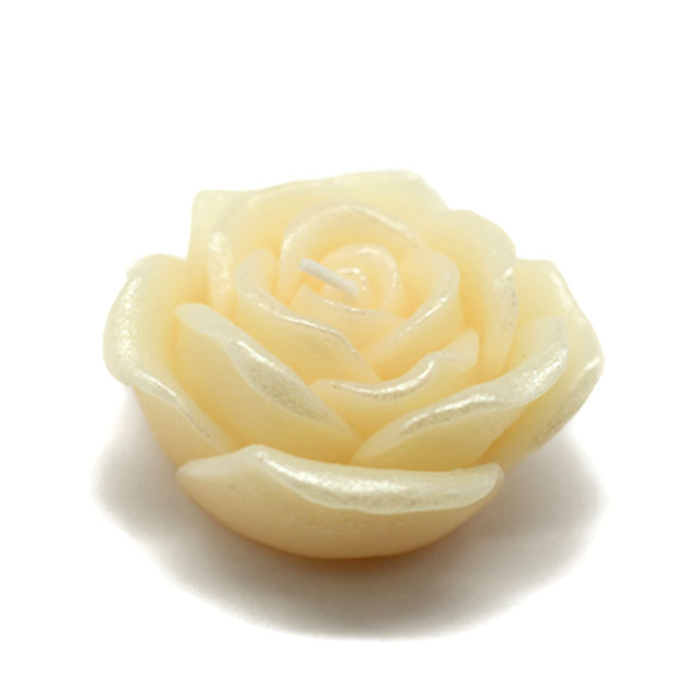 CFZ-071-12 3 in. Rose Floating Candles, Ivory - 144 Piece