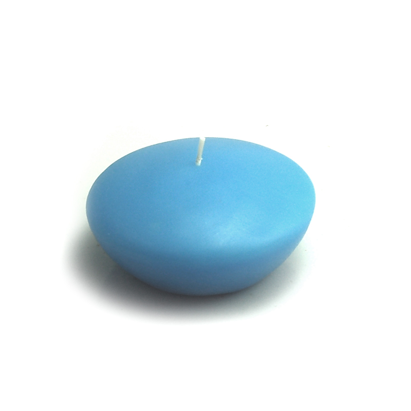 CFZ-055-12 3 in. Floating Candles, Light Blue - 144 Piece