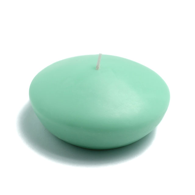 CFZ-086-8 4 in. Floating Candles, Aqua - 24 Piece