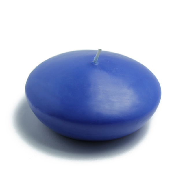 CFZ-090-8 4 in. Floating Candles, Blue - 24 Piece