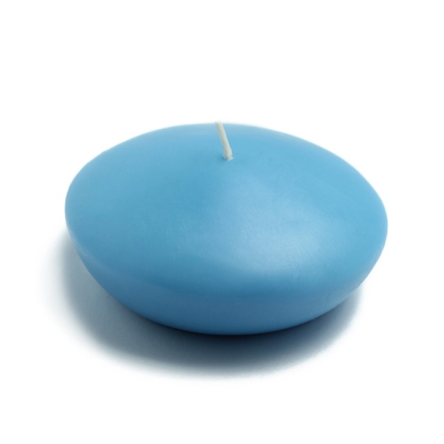 CFZ-089-8 4 in. Floating Candles, Turquoise - 24 Piece