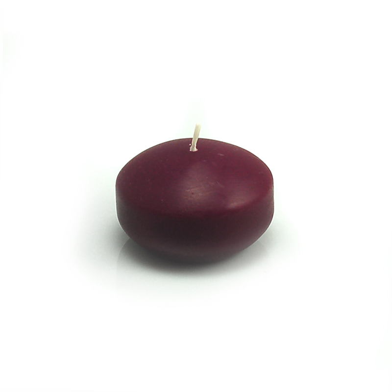 CFZ-009-12 1.75 in. Floating Candles, Burgundy - 288 Piece