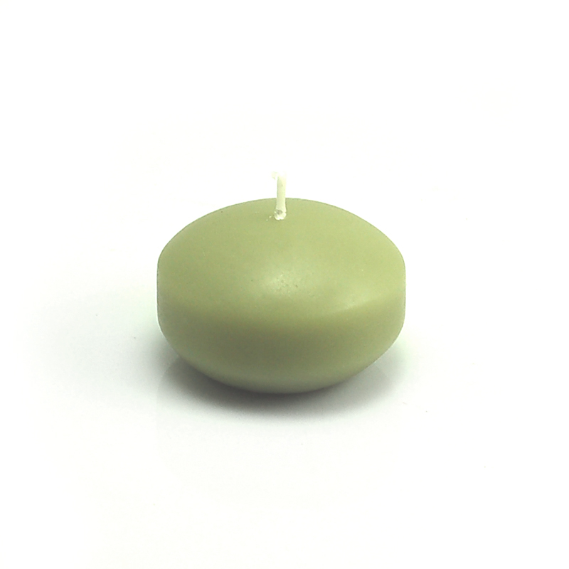 CFZ-015-12 1.75 in. Sage Floating Candles, Green - 288 Piece