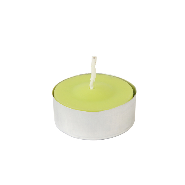 CTC-001-12 Citronella Tealight Candles, Lime Green - 1200 Piece