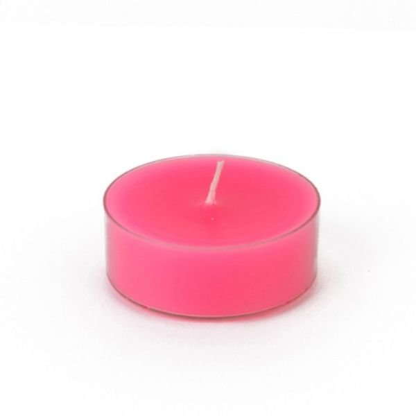 CTM-024-12 Mega Oversized Tealights, Hot Pink - 144 Piece