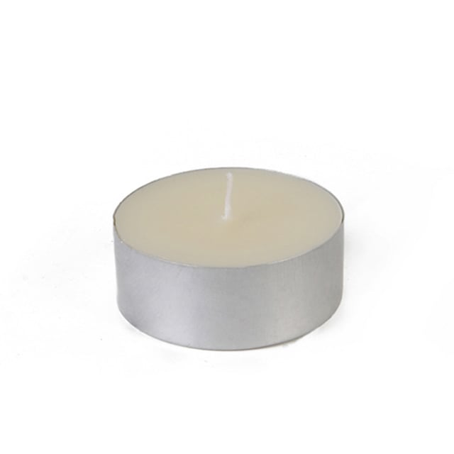 CTM-002-12 Mega Oversized Tealights, Ivory - 144 Piece