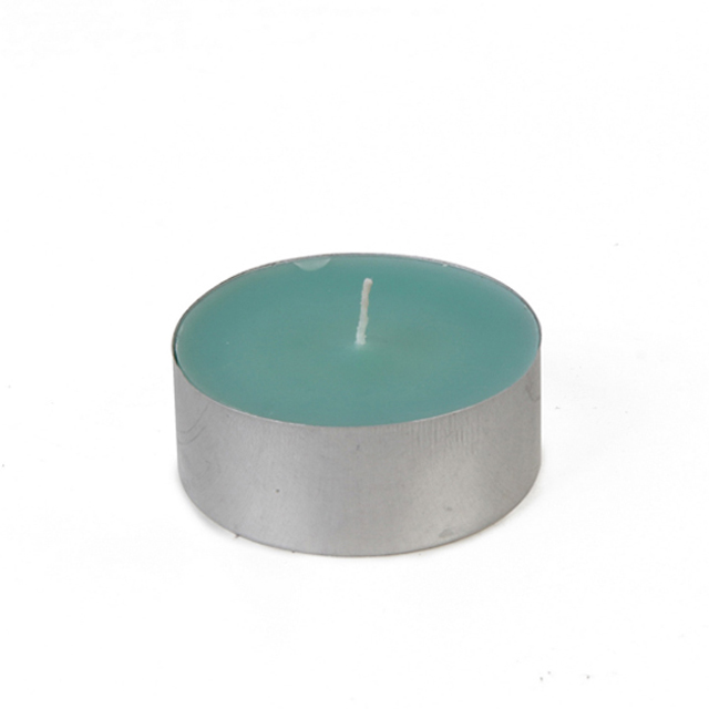 CTM-013-12 Mega Oversized Tealights, Aqua - 144 Piece