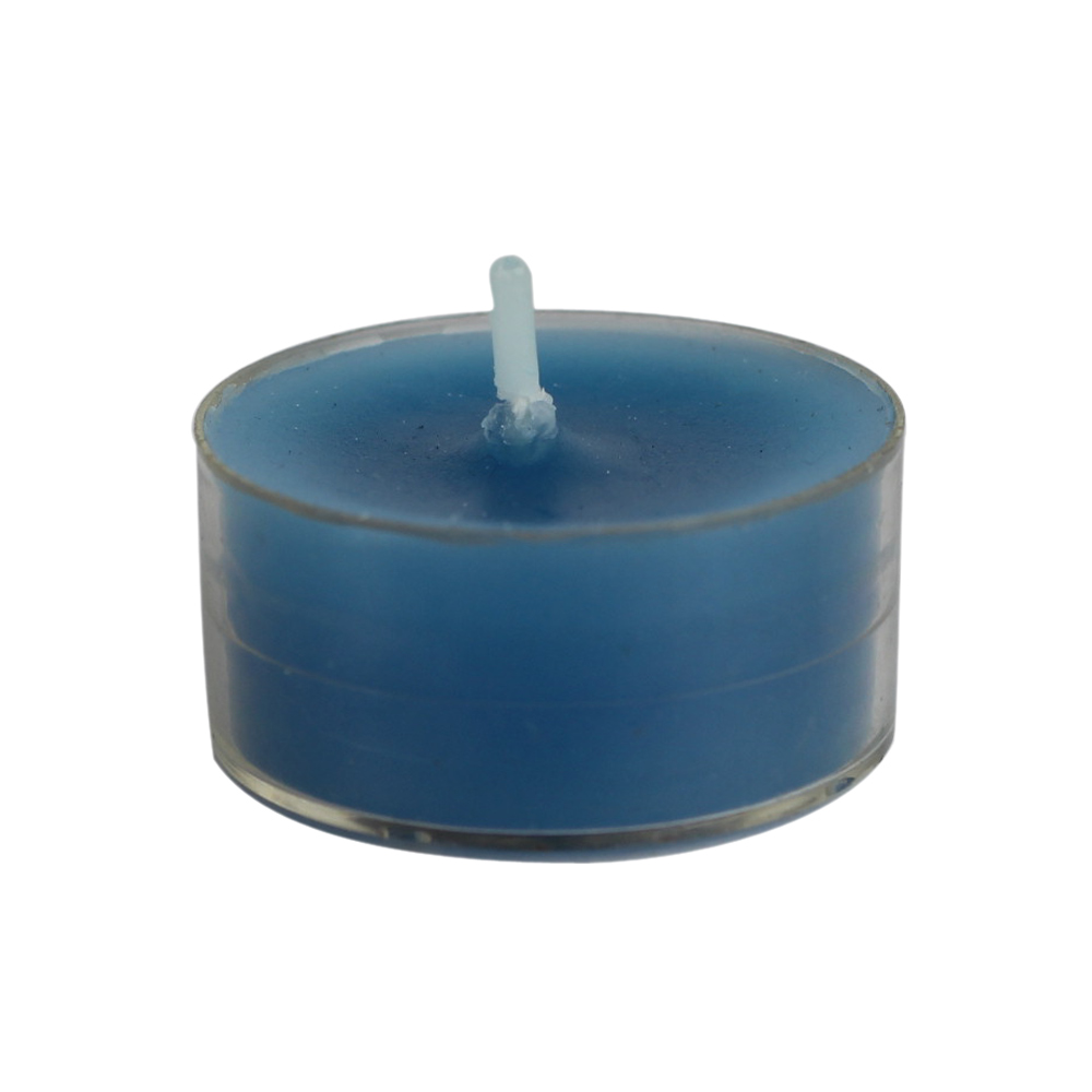 CTZ-006-12 Tealight Candles, Turquoise - 600 Piece