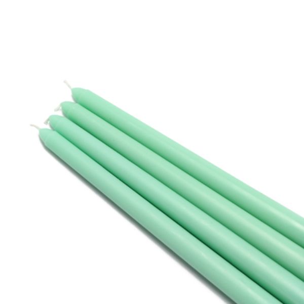 CEZ-074-12 12 in. Taper Candles, Aqua - 144 Piece