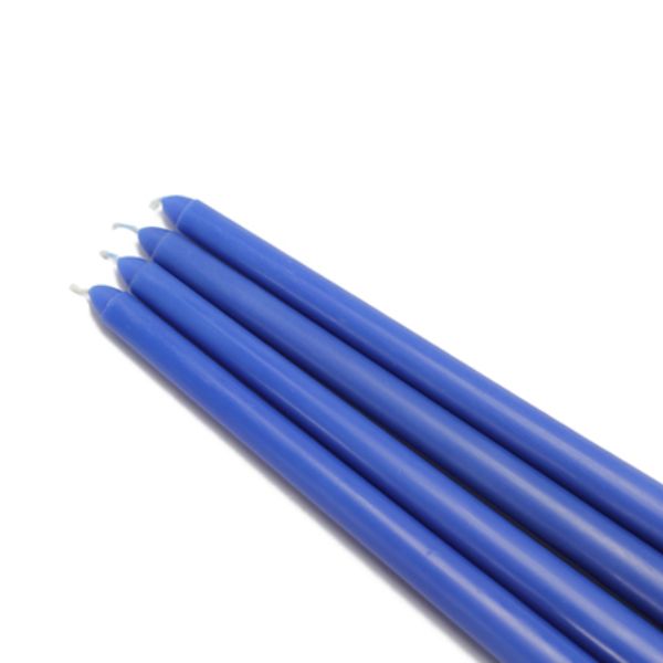 CEZ-077-12 12 in. Taper Candles, Blue - 144 Piece