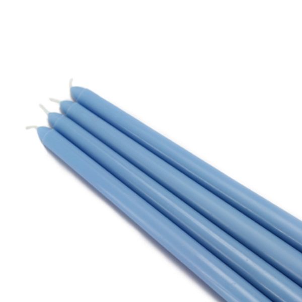 CEZ-075-12 12 in. Taper Candles, Light Blue - 144 Piece