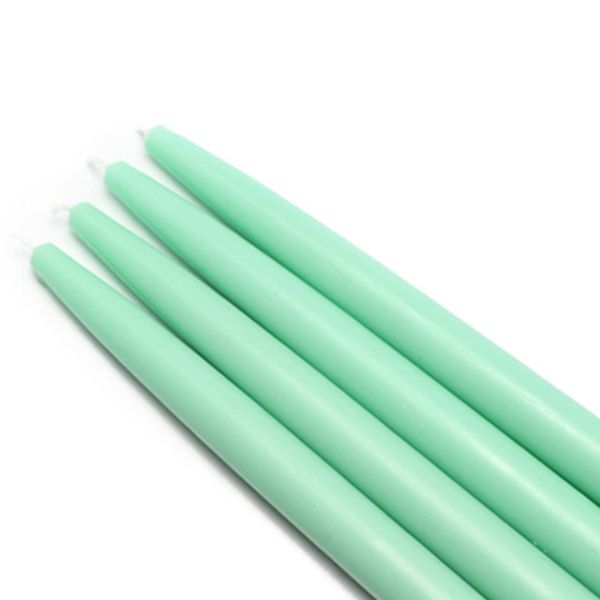 CEZ-030-12 10 in. Taper Candles, Aqua - 144 Piece