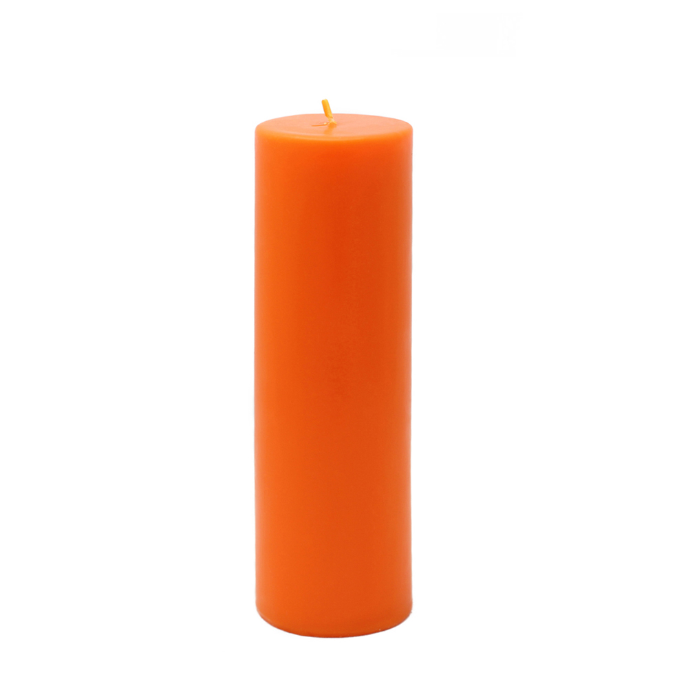 2 x 6 in. Pillar Candle, Orange