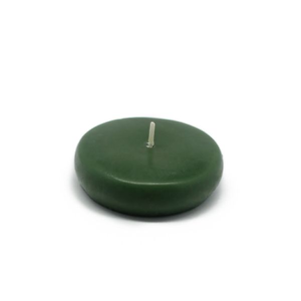 CFZ-038-4 2 .25 in. Floating Candles, Hunter Green - 96 Piece