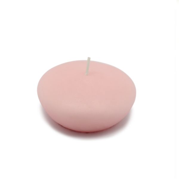 CFZ-047-12 3 in. Floating Candles, Light Rose - 144 Piece