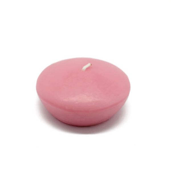 CFZ-048-12 3 in. Floating Candles, Pink - 144 Piece