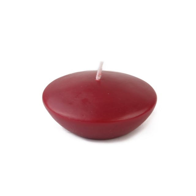 CFZ-053-12 3 in. Floating Candles, Burgundy - 144 Piece