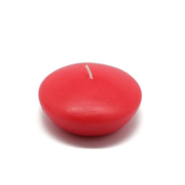 CFZ-051-12 3 in. Floating Candles, Ruby Red - 144 Piece