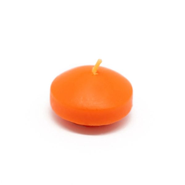 1.75 in. Floating Candles, Orange - 24 Piece per Box