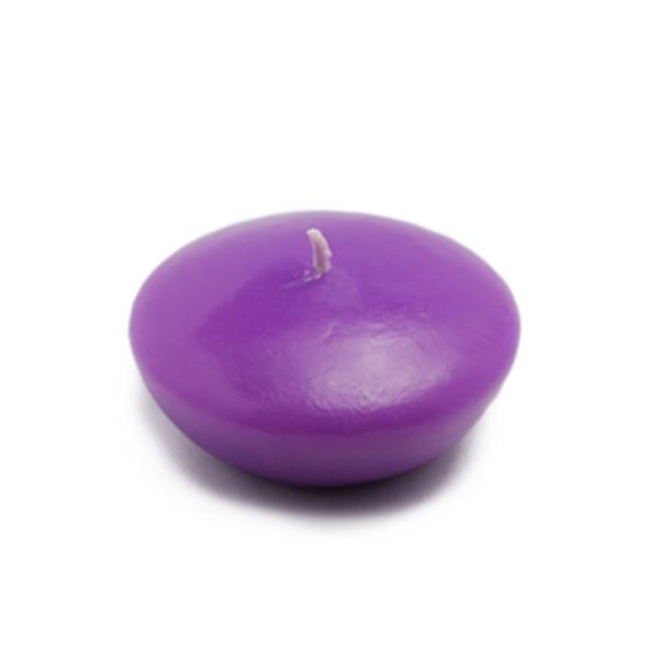 CFZ-062-12 3 in. Floating Candles, Purple - 144 Piece