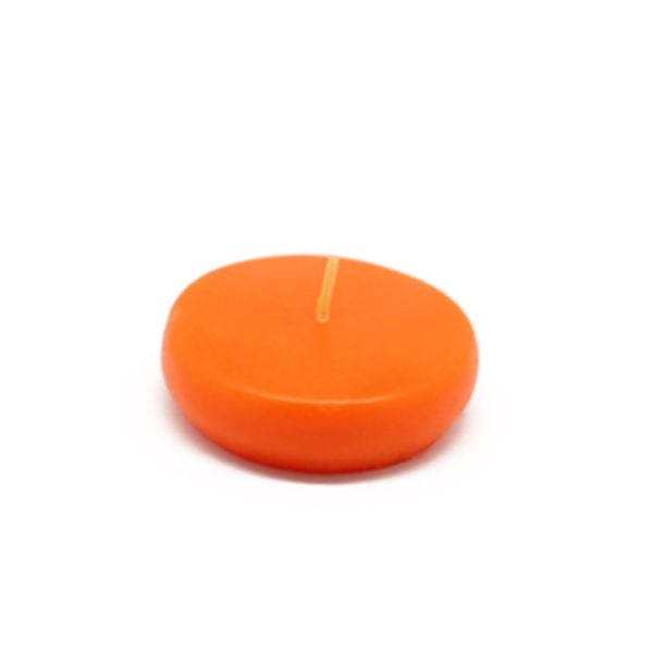 2 .25 in. Floating Candles, Orange - 24 Piece per Box