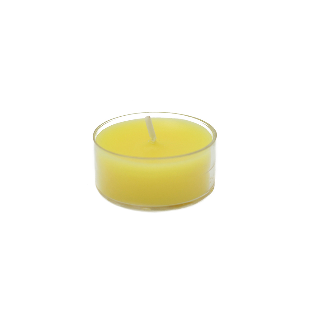 Citronella Tealight Candles, Yellow - 50 Piece per Pack