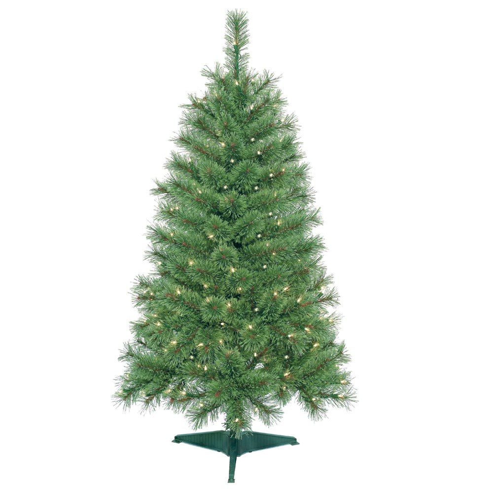 Picture of Jeco ST41 4 ft. Pre-Lit Artificial Christmas Tree