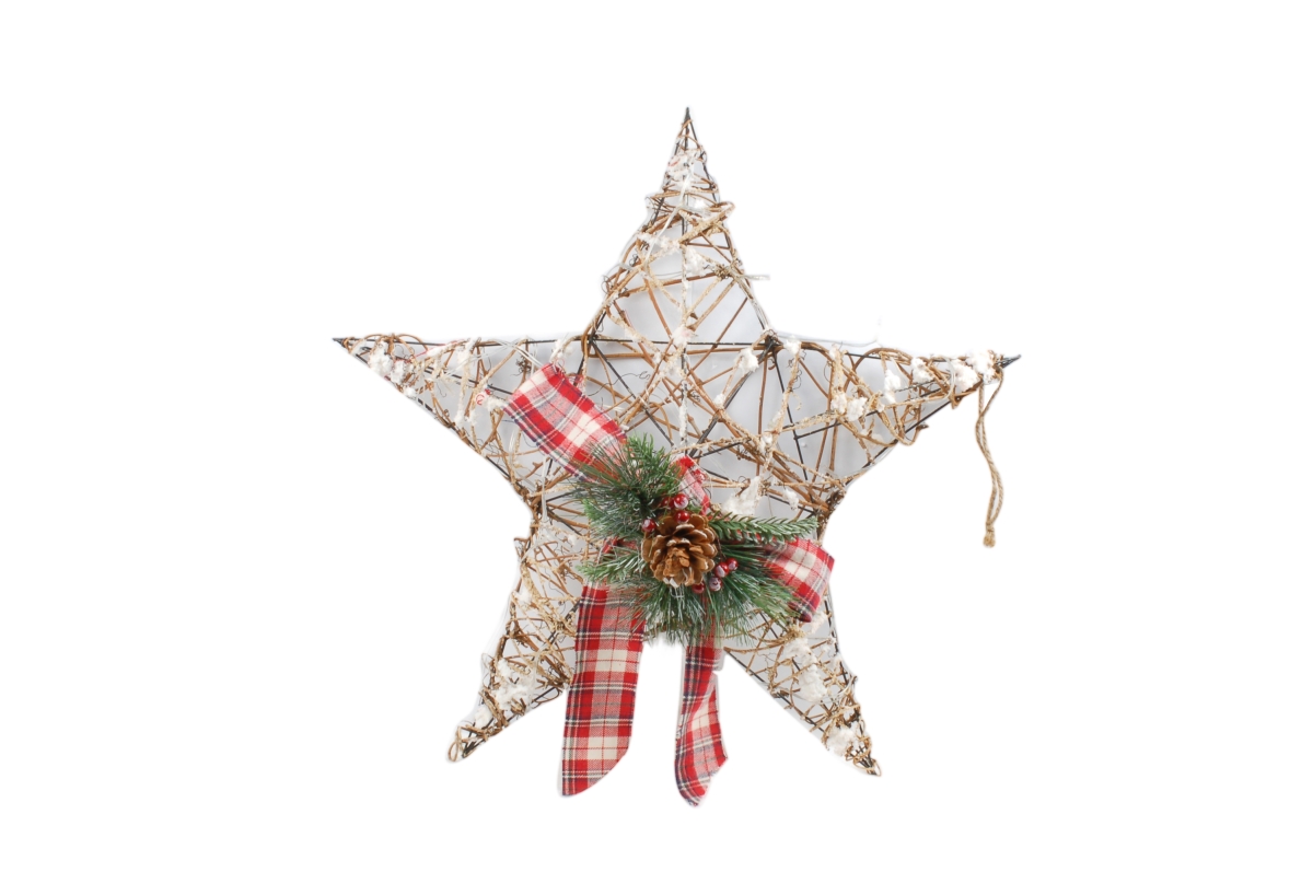 23 in. LED Hanging Star Wall Decor