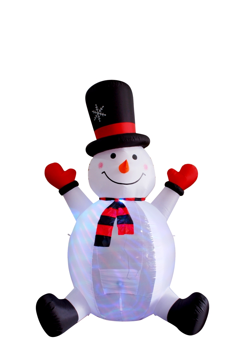 Picture of Jeco CHD-OD036 8 ft. Inflatable Snowman with Rotating Light