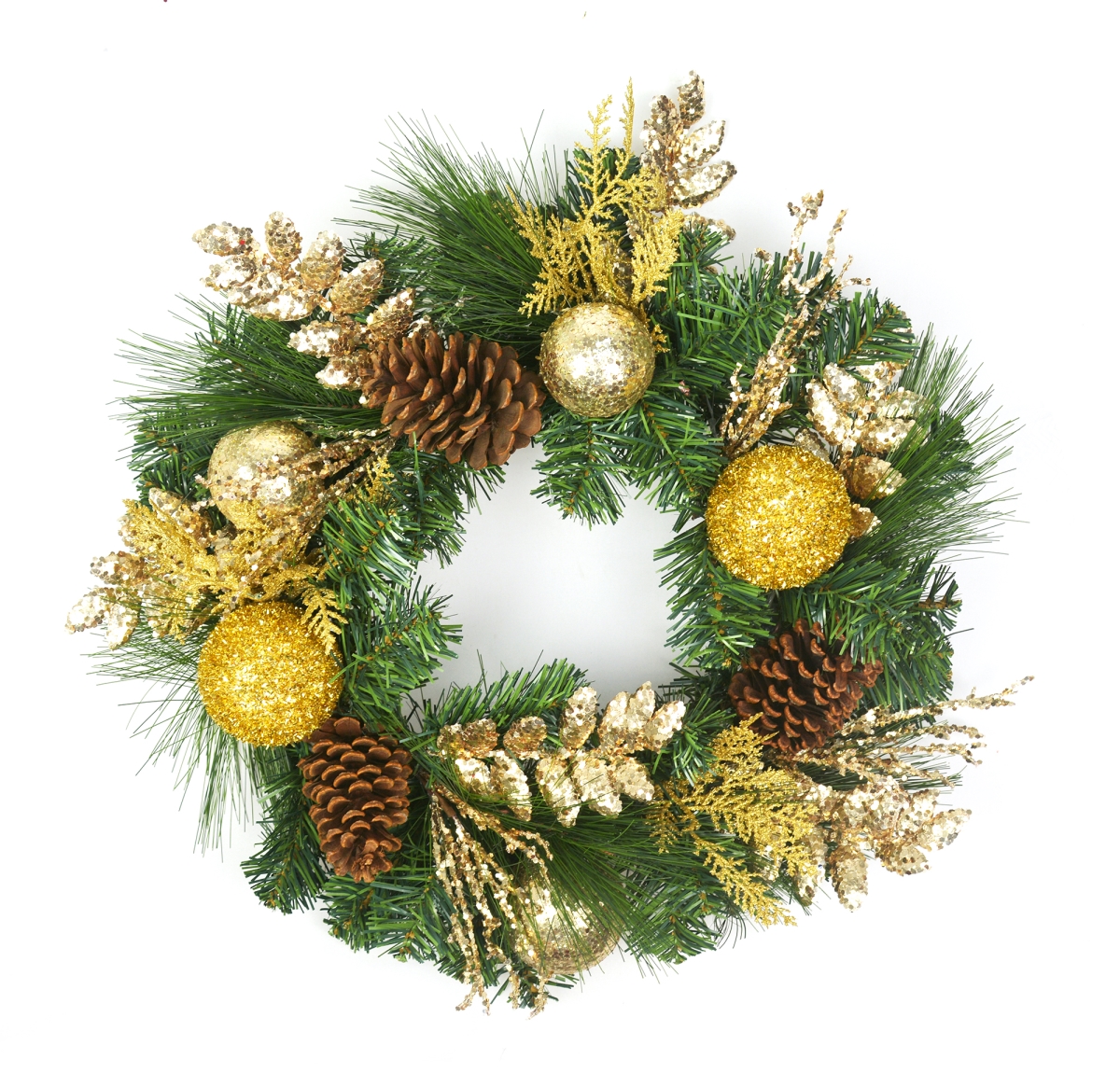 Picture of Jeco CHD-F024 20 in. Christmas Decorated Wreath