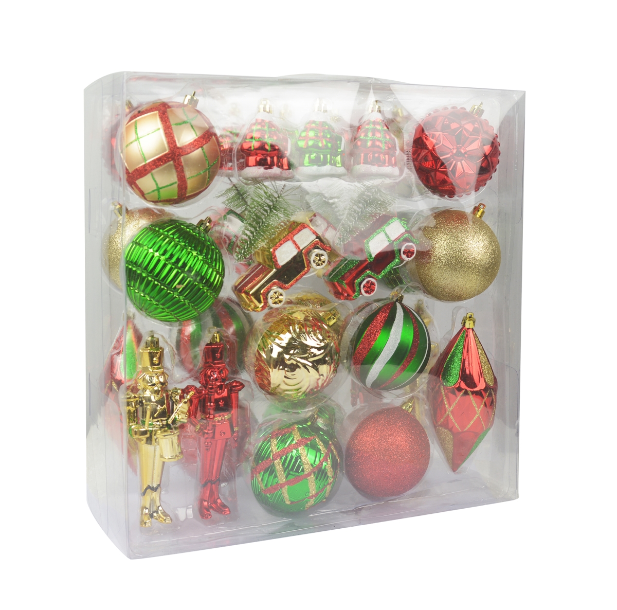 Picture of Jeco CHD-TA123 Mix Christmas Ornament - 36 Piece