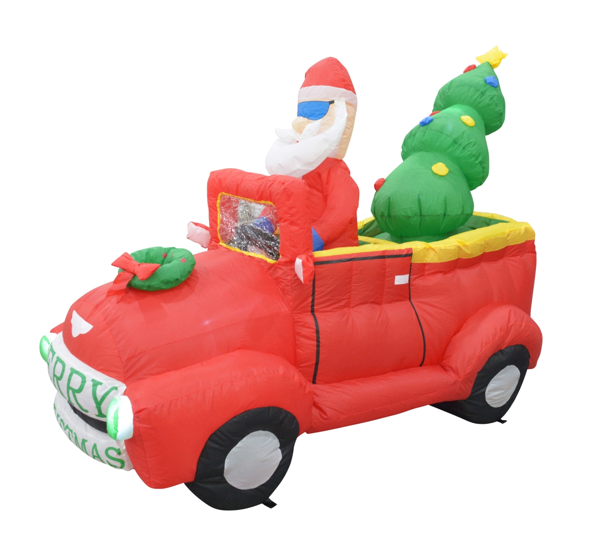 Picture of Jeco CHD-OD061 7 ft. Santa In Red Trunk with Christmas Santa on Car