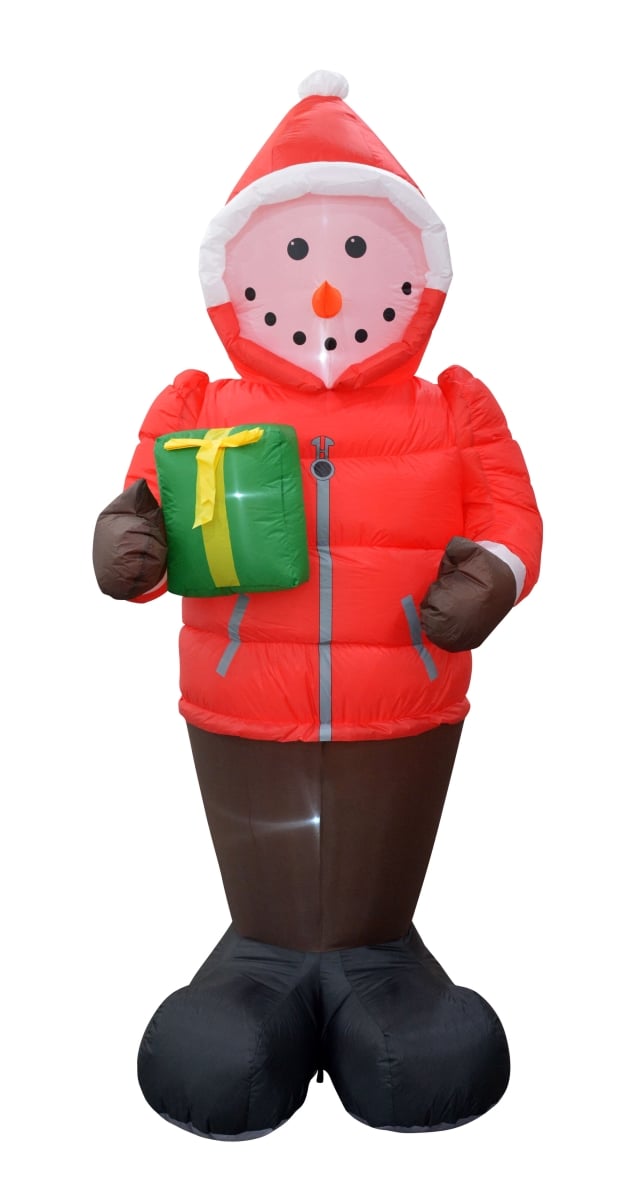 Picture of Jeco CHD-OD058 8 ft. Inflatable Snowman in A Down Jacket