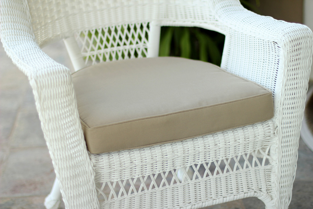 Single Chair Cushion, Tan