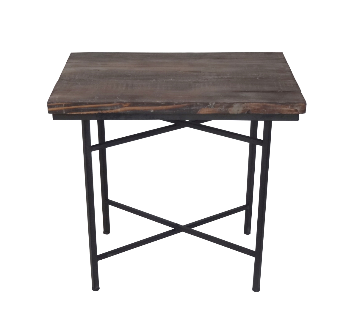 Wood & Metal Rectangula Table