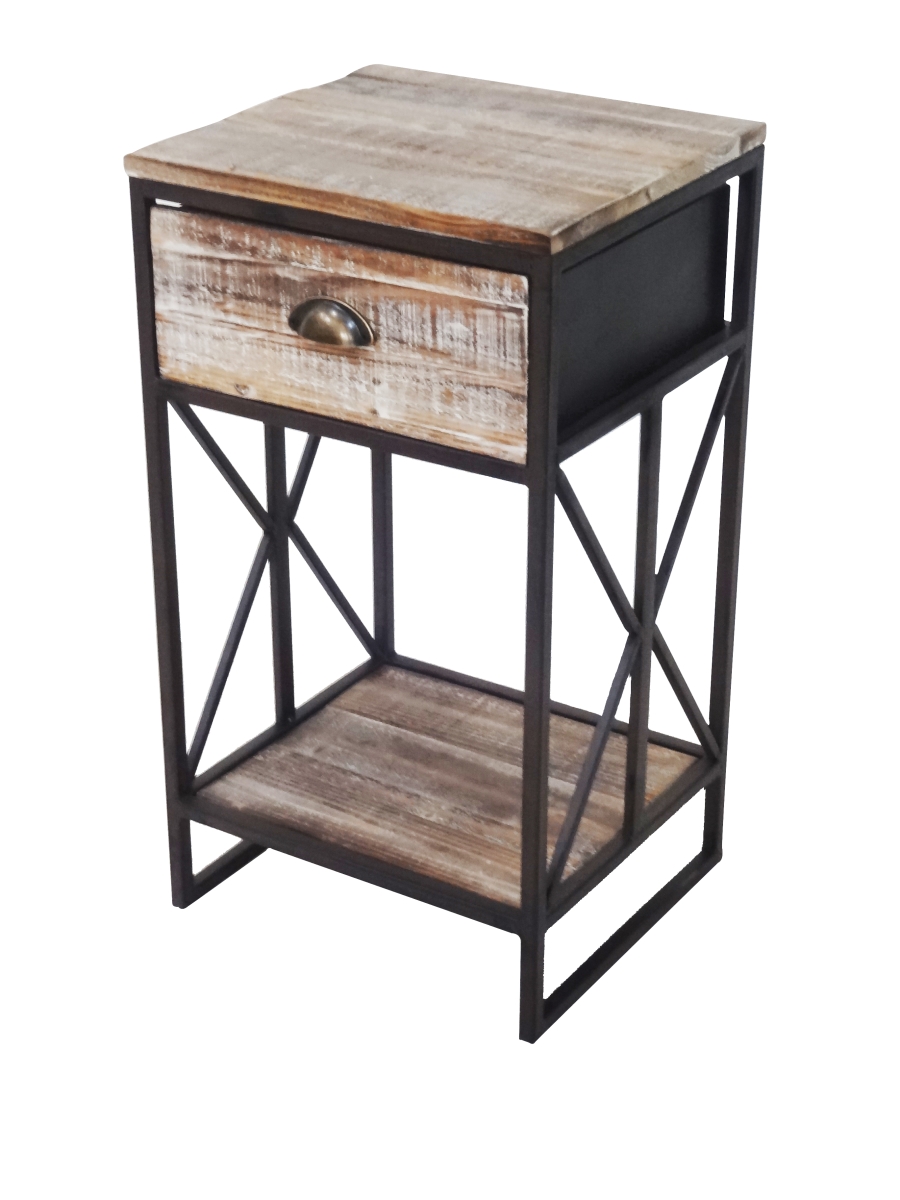 Wood & Metal Cabinet