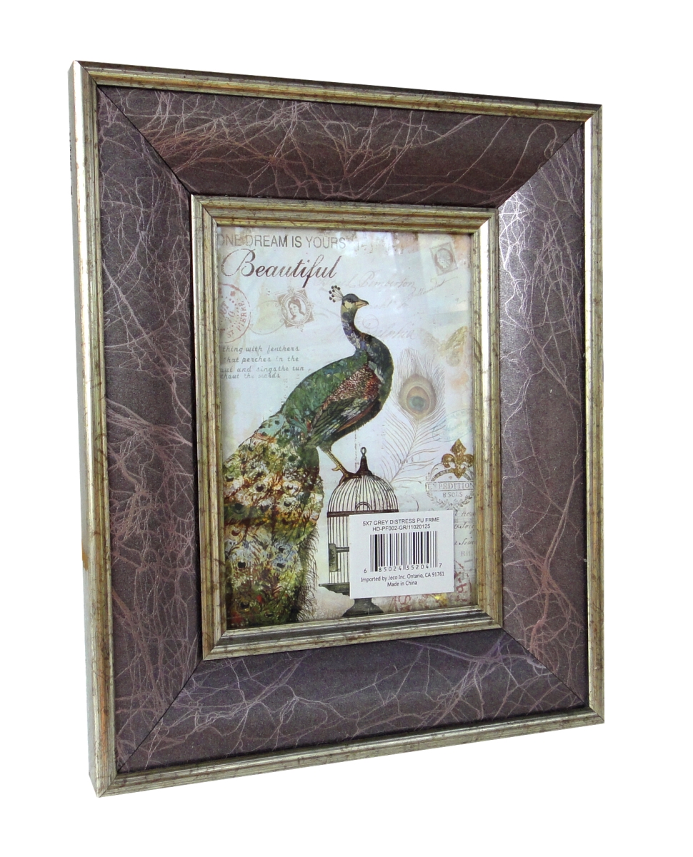 5 x 7 in. Distressed Pattern Photo Frame