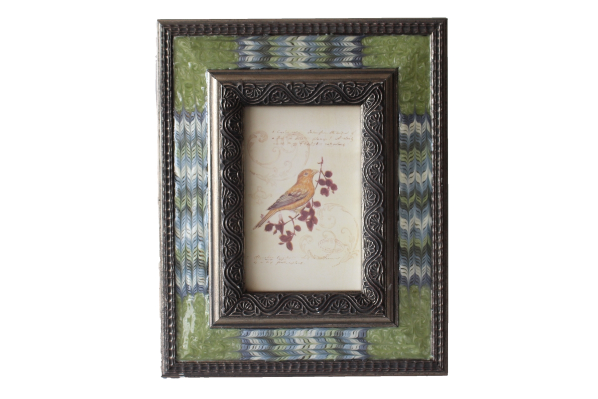 4 x 6 in. Pattern Frame, Brown