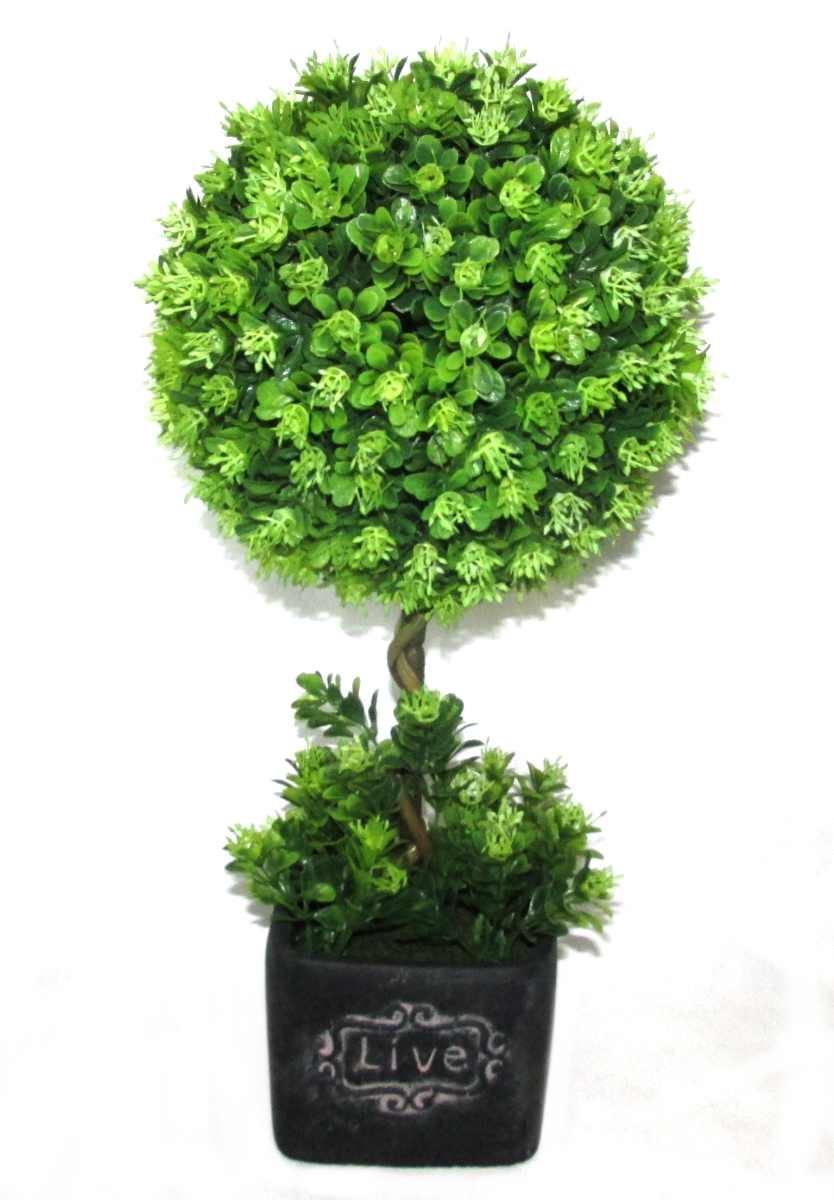 HD-BT038 16.5 in. Artificial Topiary Tree