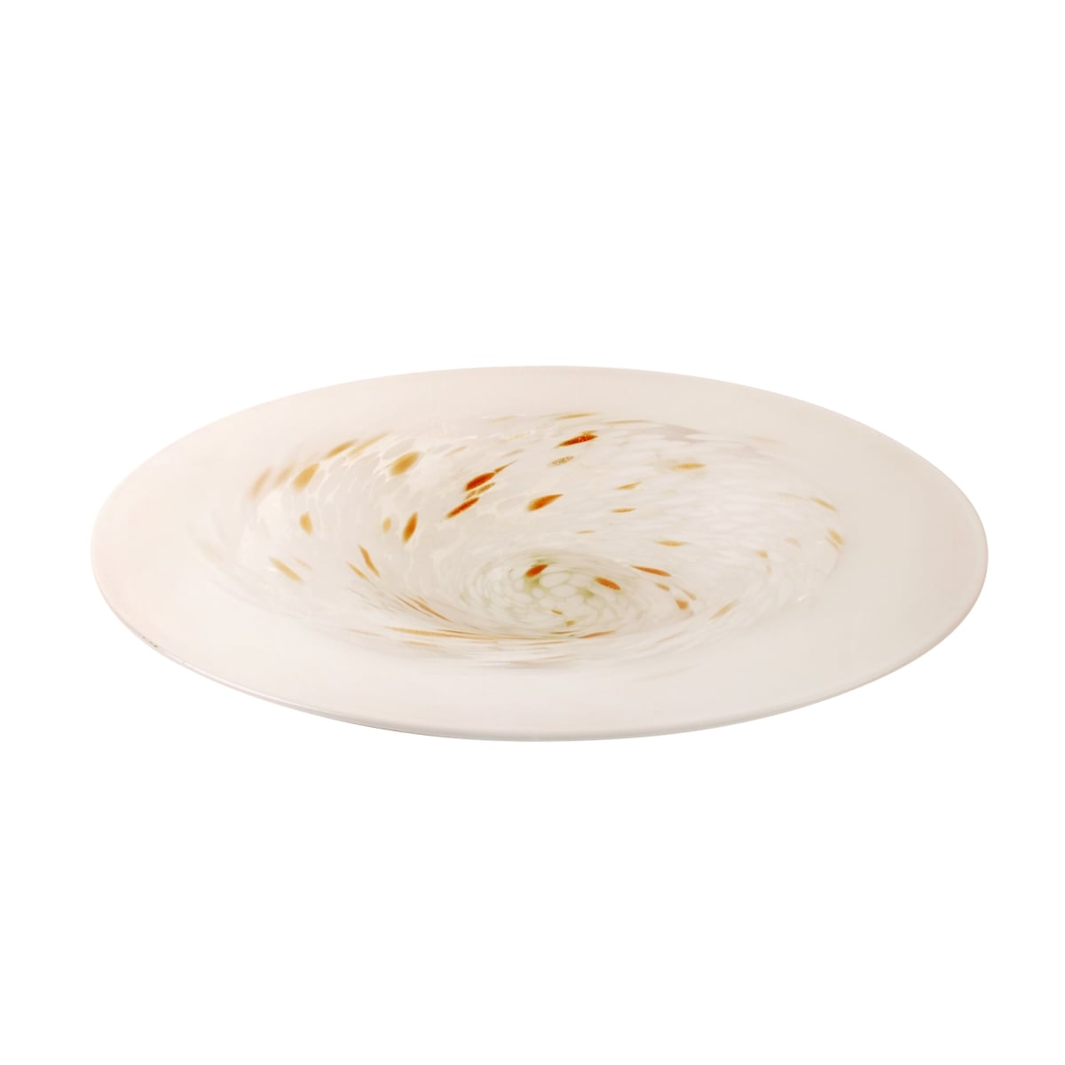 18.5 in. Melitene Decorative Glass Plate