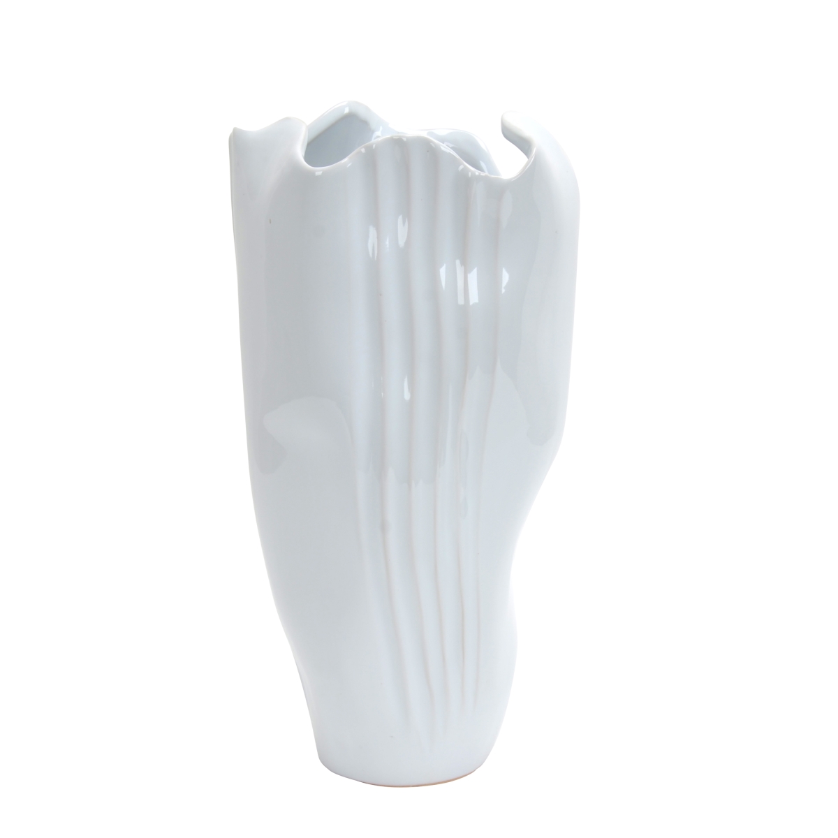 Picture of Jeco HD-HAVS031 Merv White Decorative Ceramic Vase