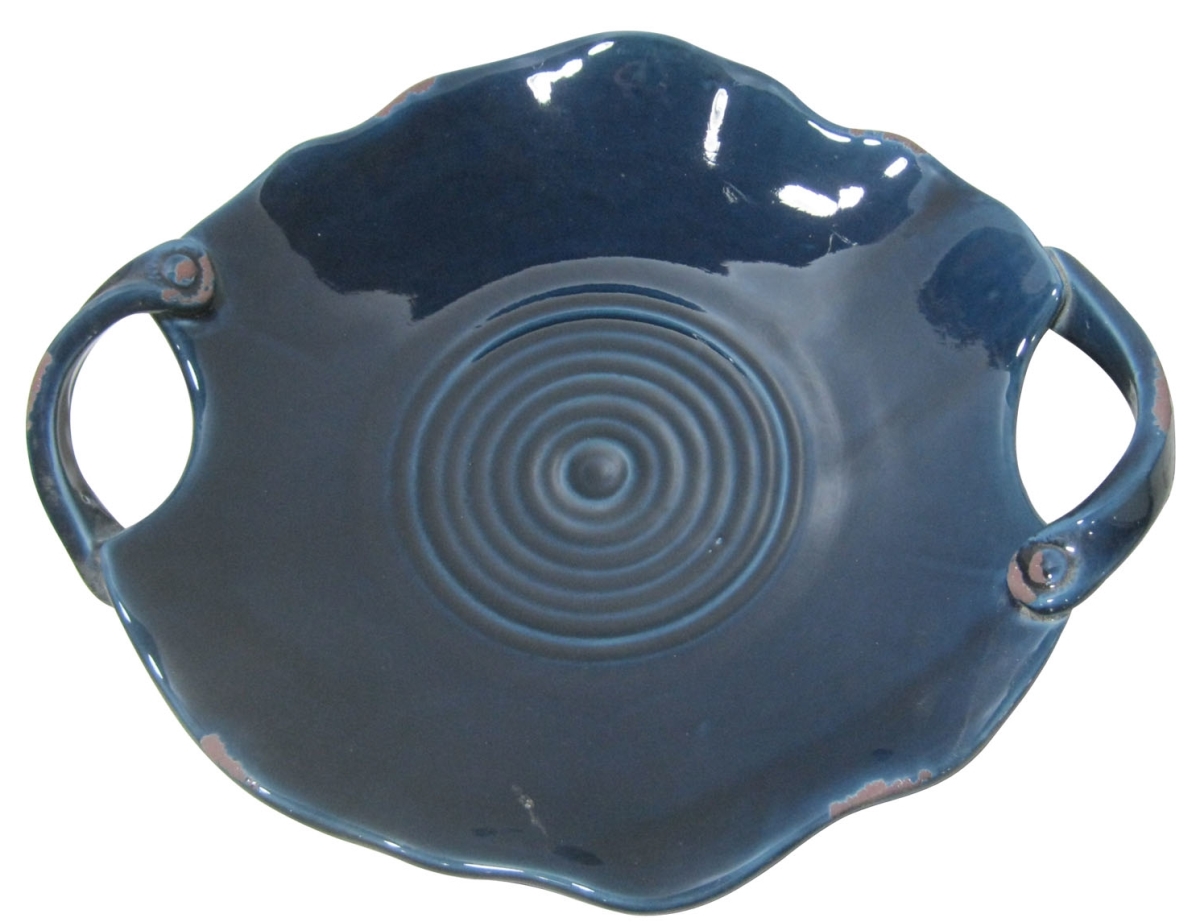 Picture of Jeco HD-HACP001 Blue Ceramic Plate with Blue Handle
