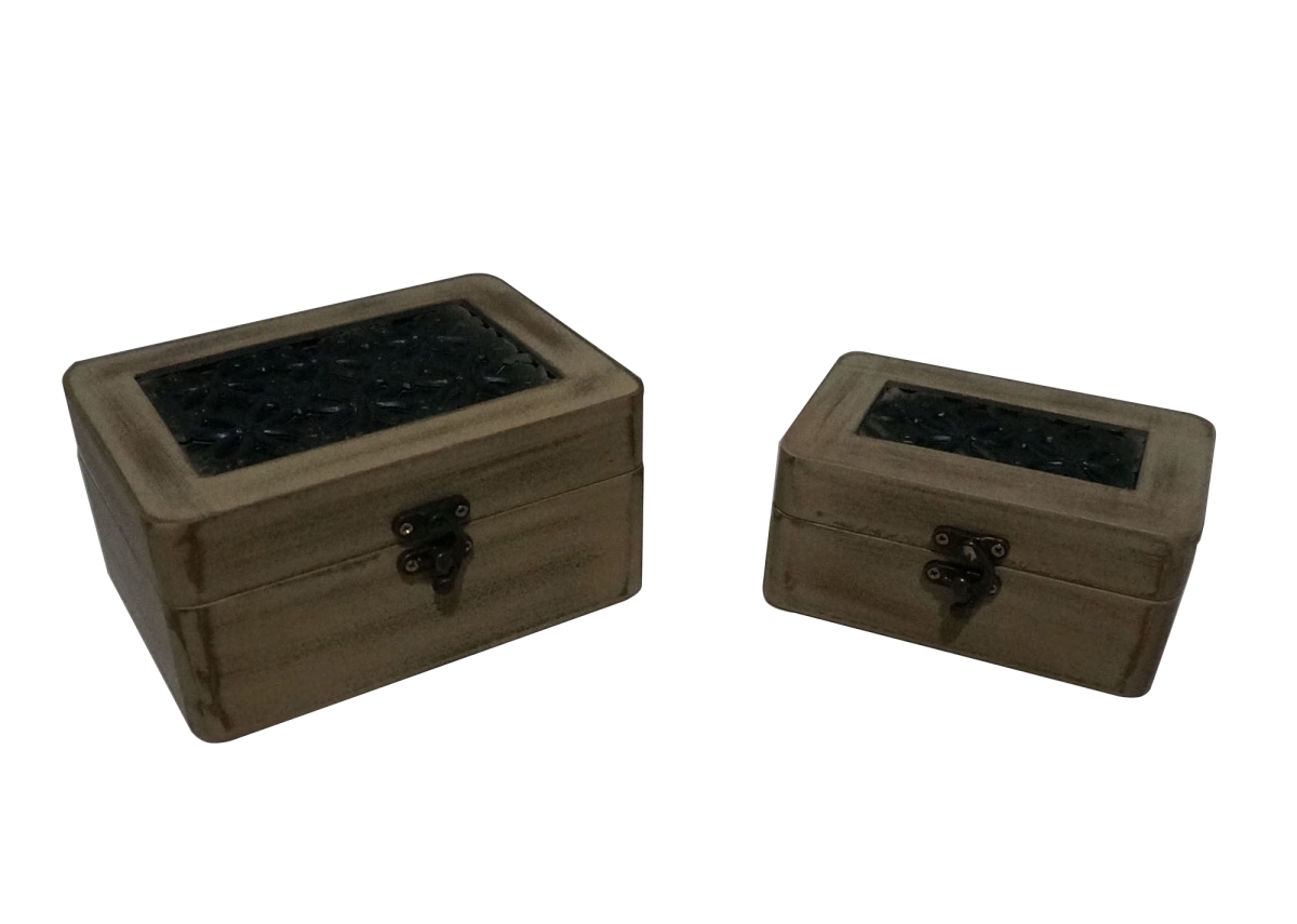 Robin Wood Box - Set of 2