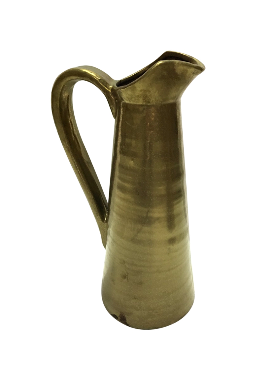 Picture of Jeco HD-HADJ075 Ceramic Pitcher, Gold Color