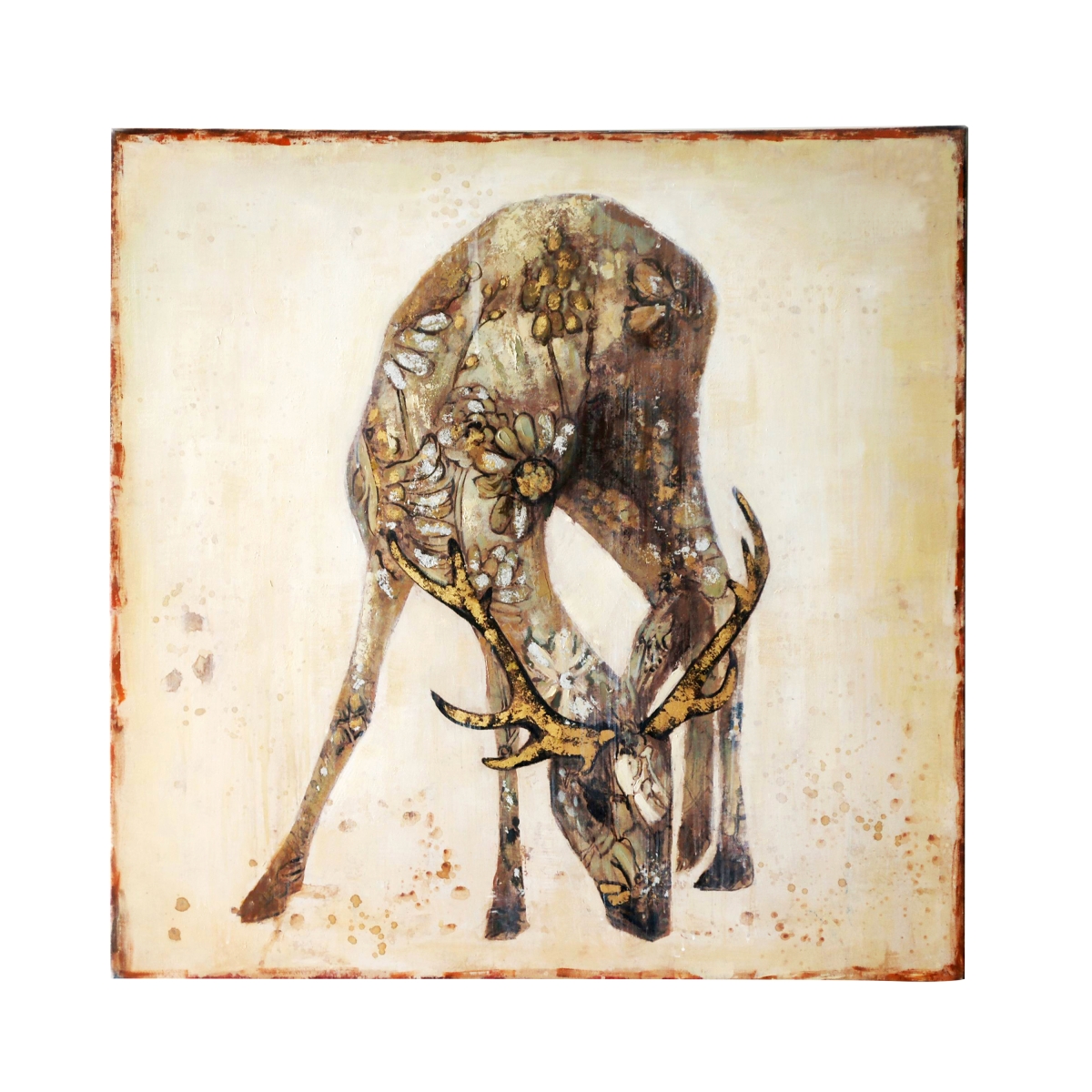 30 in. Deer Canvas Art