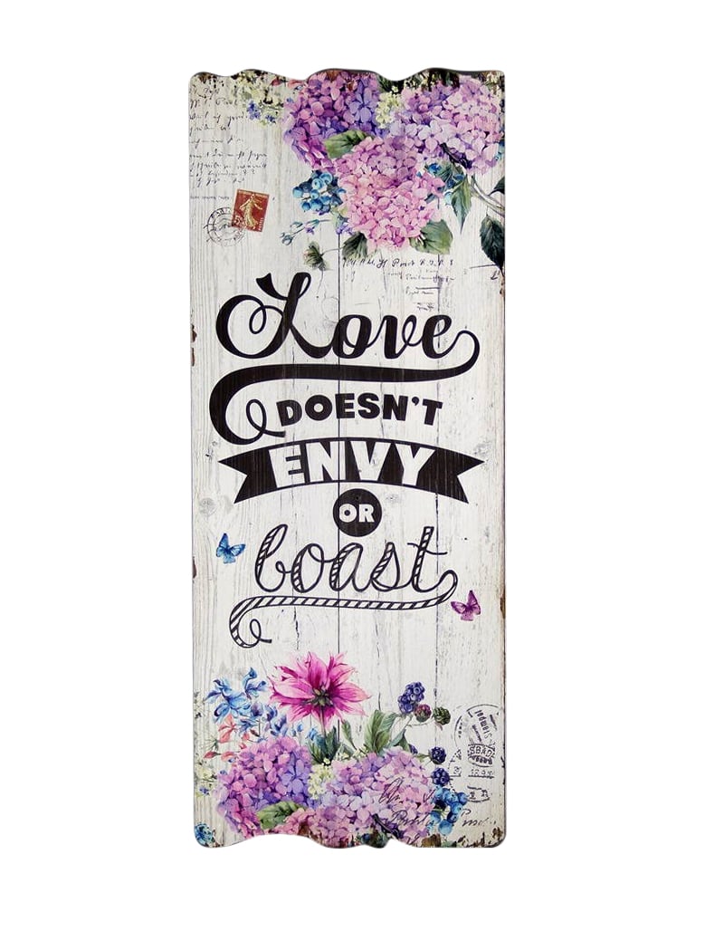 Lover Doesnt Envy Plaque