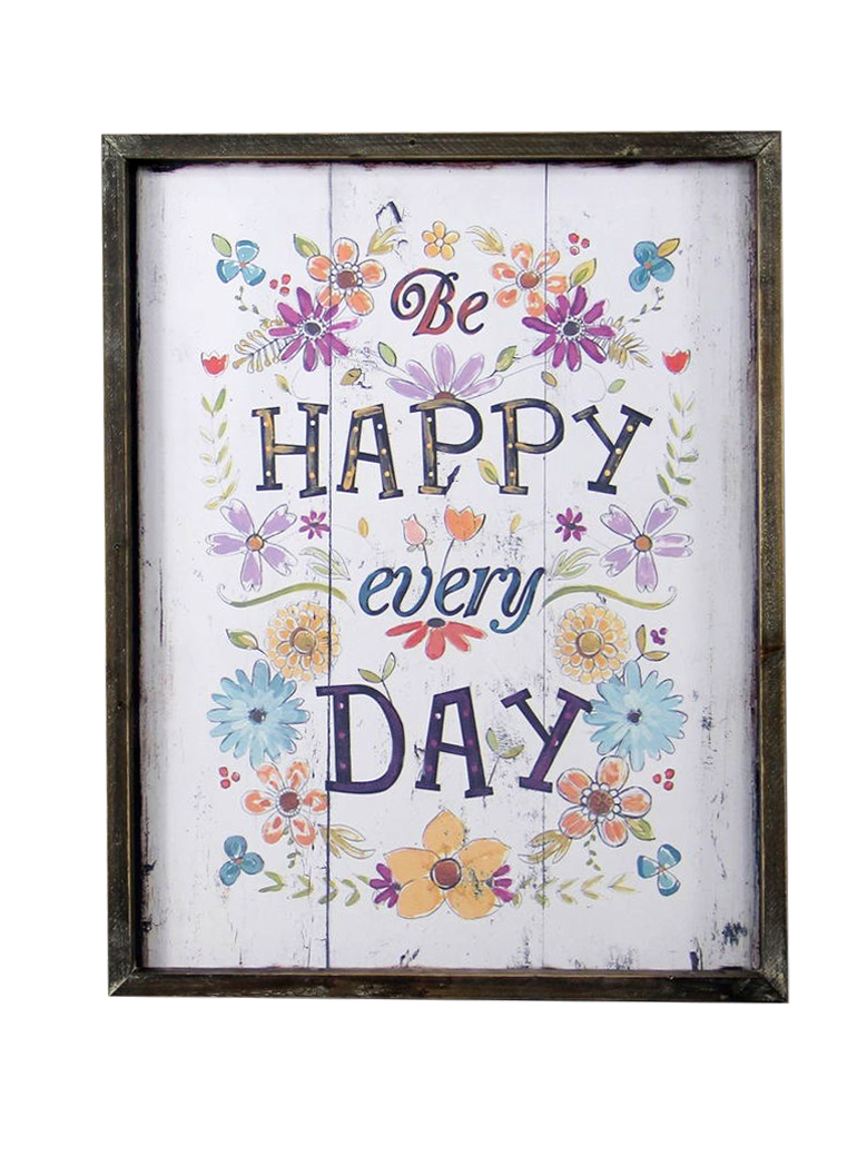 HD-WA075 Happy Every Day Plaque