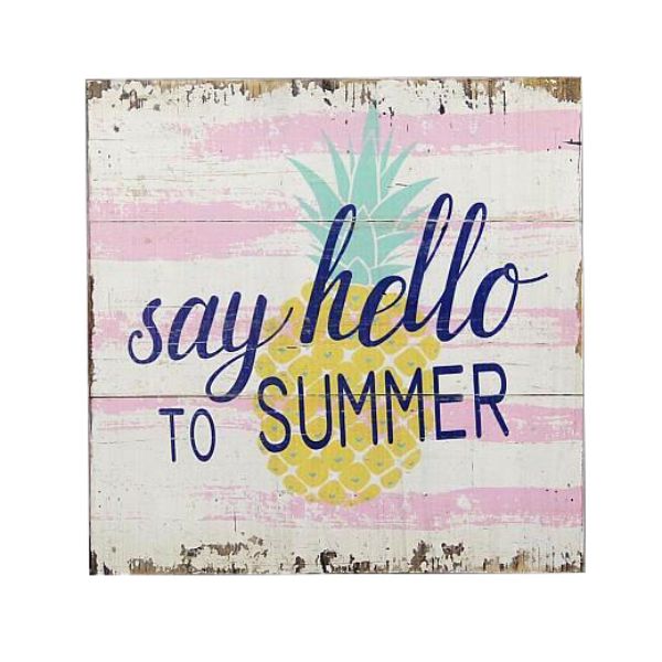 Hello Summer Plaque