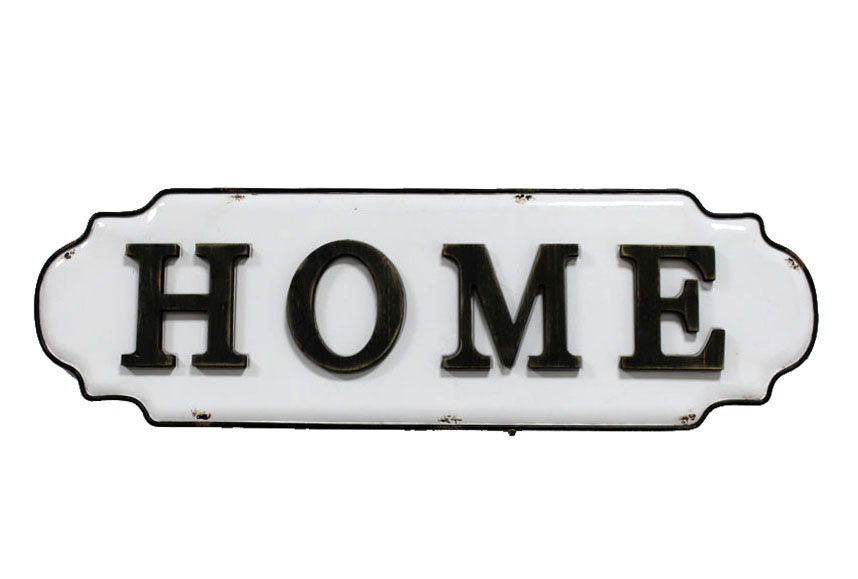 9.25 in. Metal Wood Wall Decor