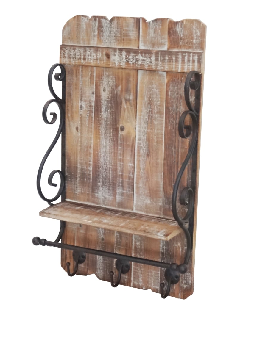 Wall Shelf with Coat Hook